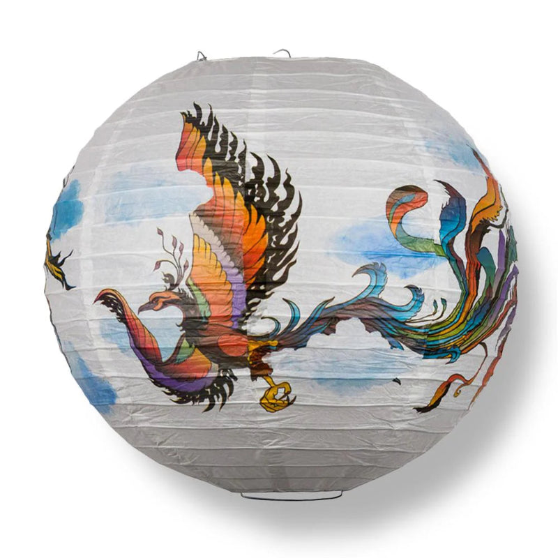 Flying Phoenix Paper Lantern - 14 inches