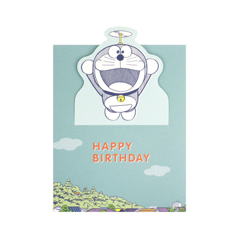 Doraemon Birthday Card - Take Copter