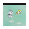 Doraemon Square Memo pad-Take Copter