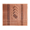 Thai-Style Woven Placemat and Coaster Set Gold