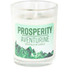 Paths of the Spirit Stone Energy Candles - PROSPERITY - GREEN AVENTURINE (Frankincense & Orange)