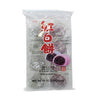 rice cake kouhaku mochi (red and white bean jam)