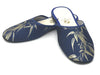 Bamboo Leaves Design Rayon Brocade Slipper