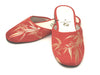 Bamboo Leaves Design Rayon Brocade Slipper