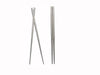 Two pairs of stainless steel chopsticks