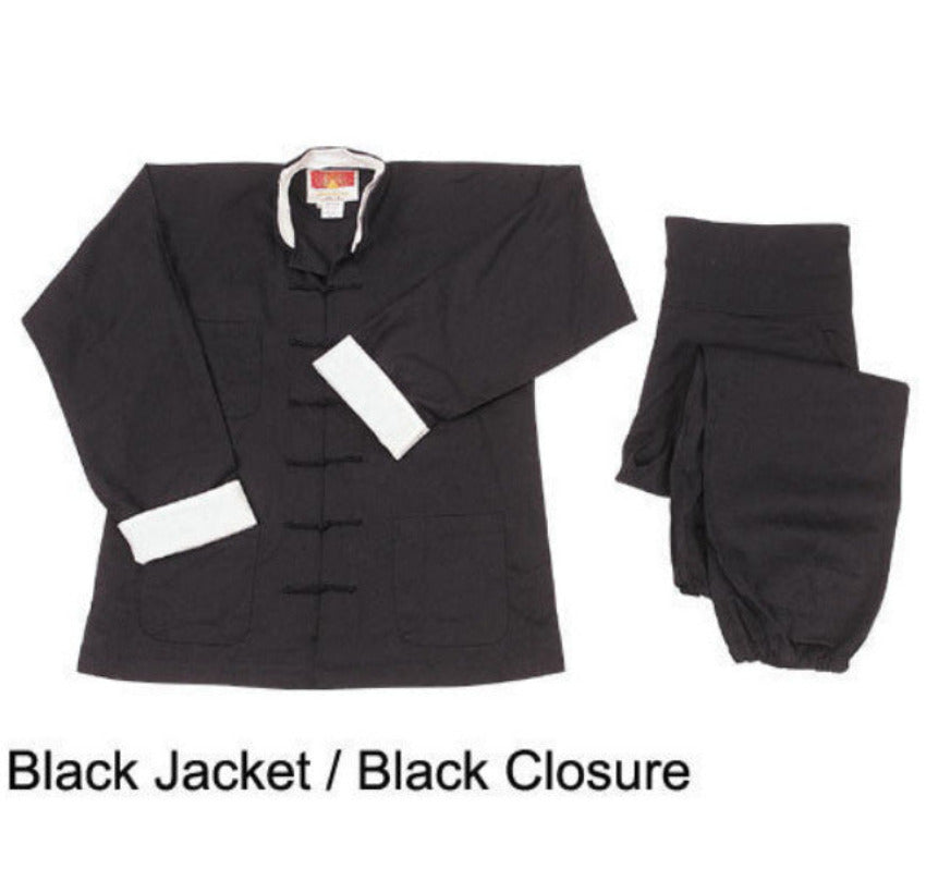 Cotton Twill Kung-Fu Jacket / Pant Set